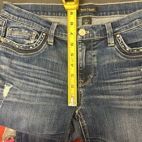 White House Black Market Blue Skinny Jeans - Picture 7 of 10